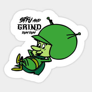 GRIND Gazoo grind dum dum Sticker